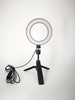 6inch Mini LED Desktop Ring Light Stepless Dimming With Tripod Stand USB Plug For Tiktok YouTube Video Live Photography