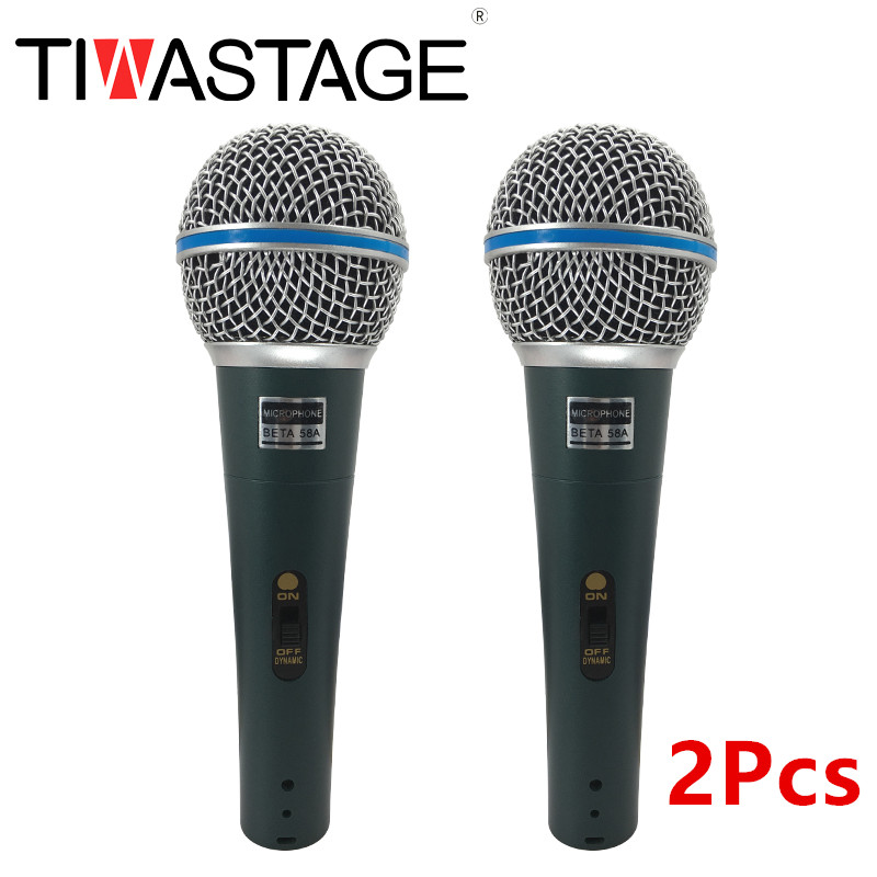 Professional Wired Dynamic Microphone Beta 58A 1 pair