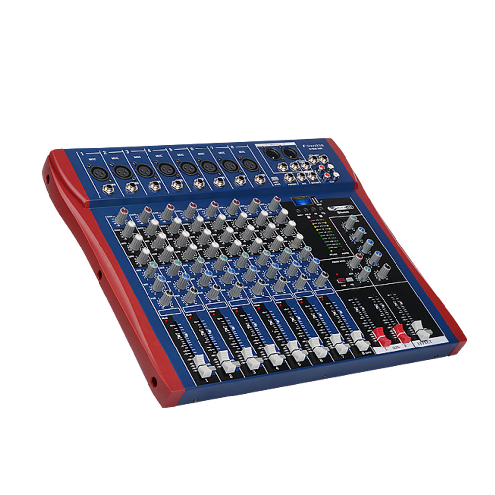 Professional dj mixing console 8 channels